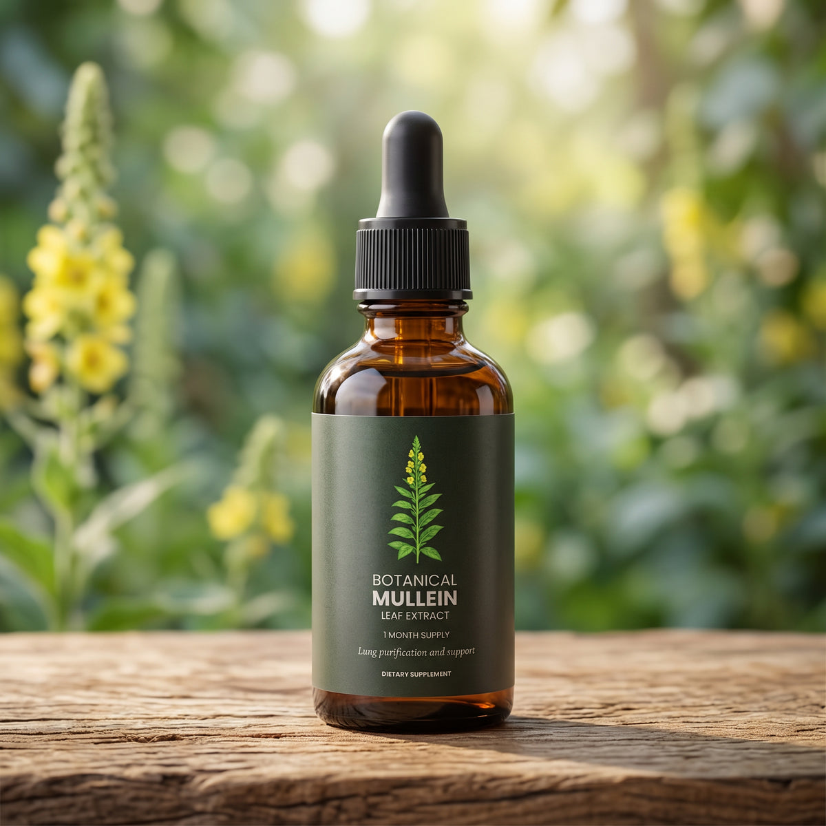 Extracto de Mullein alivia y limpia pulmones