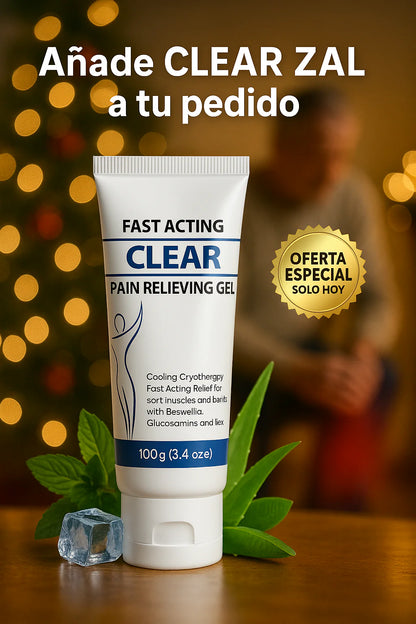 CLEAR ZAL - Alivia el dolor muscular y de articulaciones - Promo 3 frascos + regalo 2 frascos de Allicarp