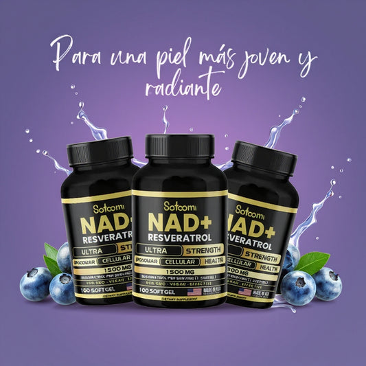 NAD + RESVERATROL 1500mg - REVITALIZA TU CUERPO
