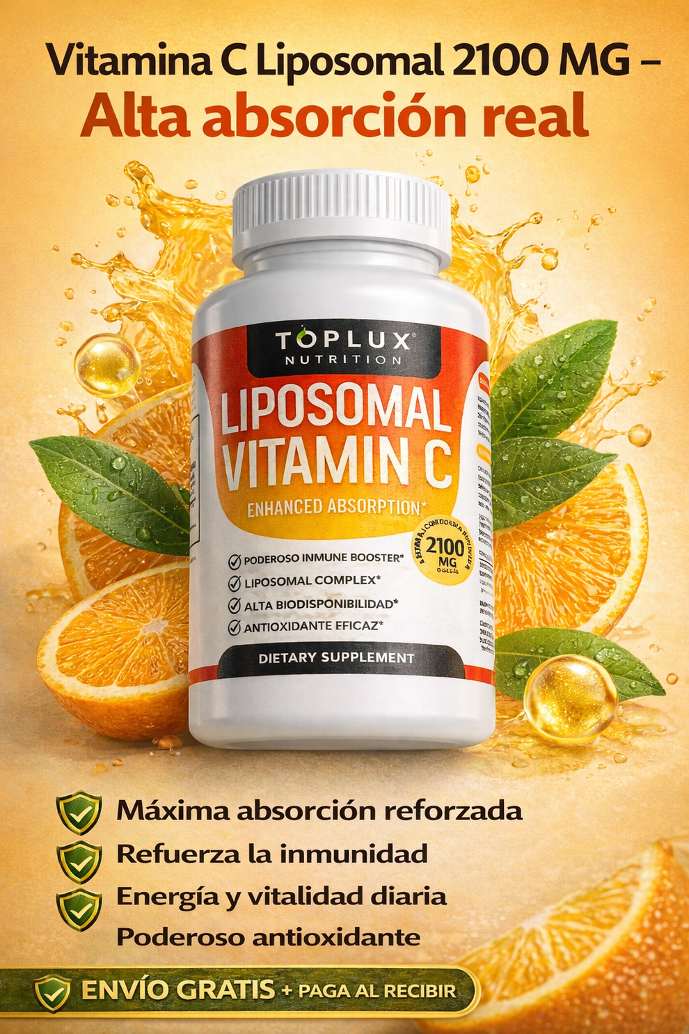 VITAMINA C LIPOSOMAL - Olvídate de los resfríos frecuentes