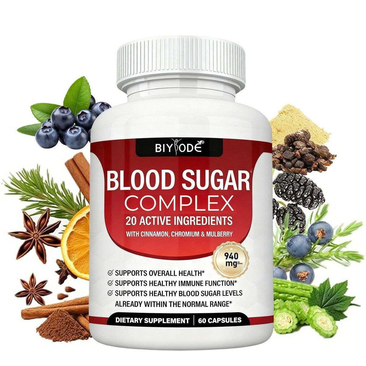 BLOOD SUGAR COMPLEX - Ayuda a regular los niveles de azúcar en Sangre